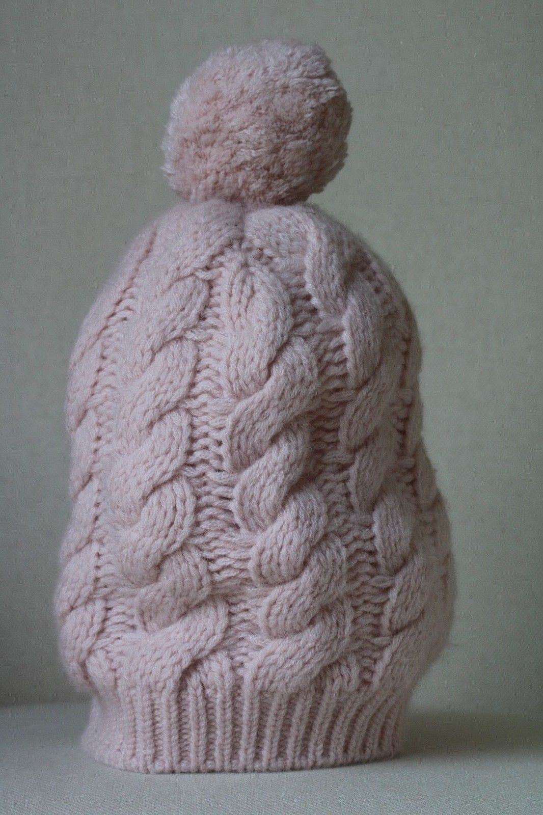 BONPOINT BABY GIRLS PINK CASHMERE HAT 3-6 YEARS