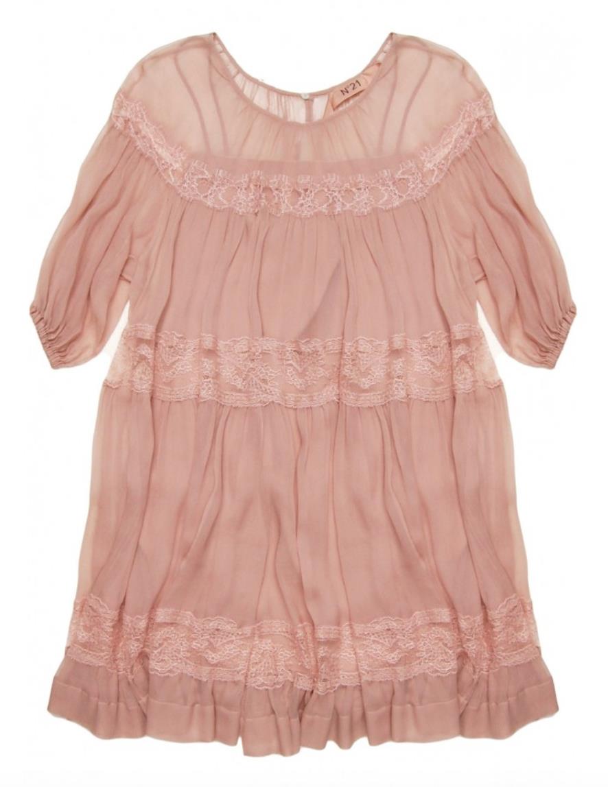 No. 21 LACE TRIMMED SILK MINI DRESS IT 38 UK 6 | nikkibradford No. 21 LACE TRIMMED SILK MINI DRESS IT 38 UK 6 | nikkibradford