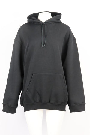 BALENCIAGA OVERSIZED PRINTED COTTON JERSEY HOODIE MEDIUM