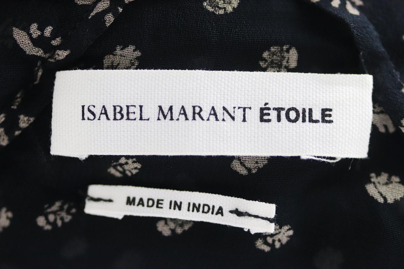 ISABEL MARANT ÉTOILE PRINTED GEORGETTE MINI DRESS FR 40 UK 12