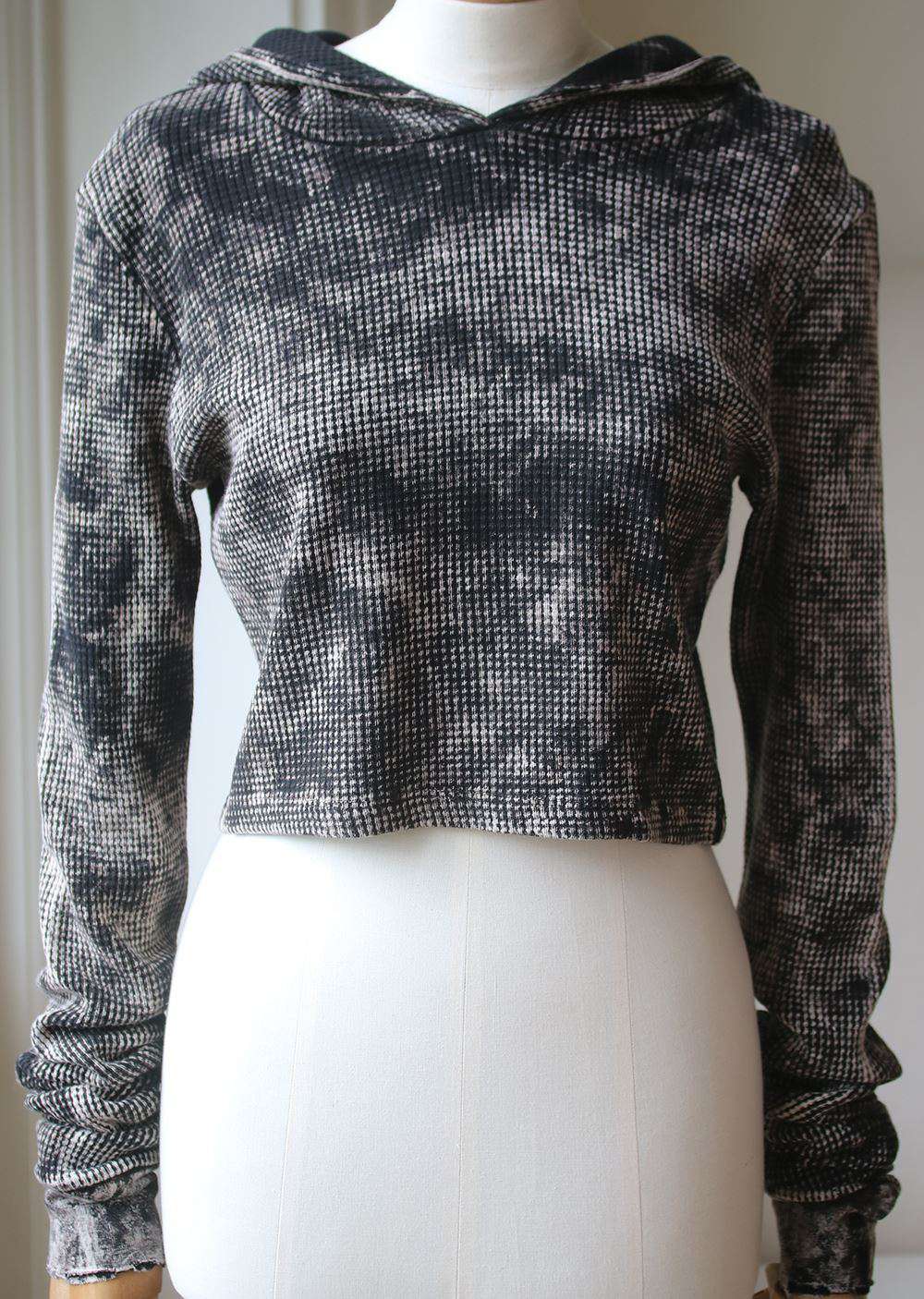 COTTON CITIZEN THE MONACO CROP HOODIE SMALL
