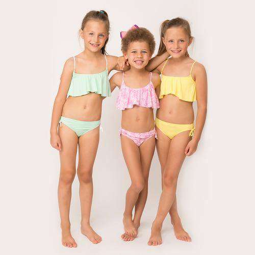 MELISSA ODABASH KIDS PENELOPE SEALIFE PINK BIKINI 4 YEARS