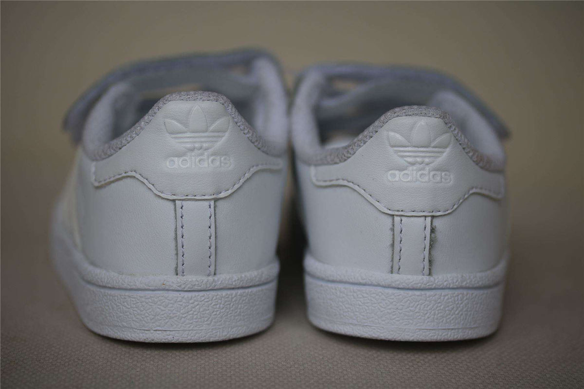 ADIDAS ORIGINALS SUPERSTAR KIDS WHITE TRAINERS EU 25 UK 7.5K US 8K