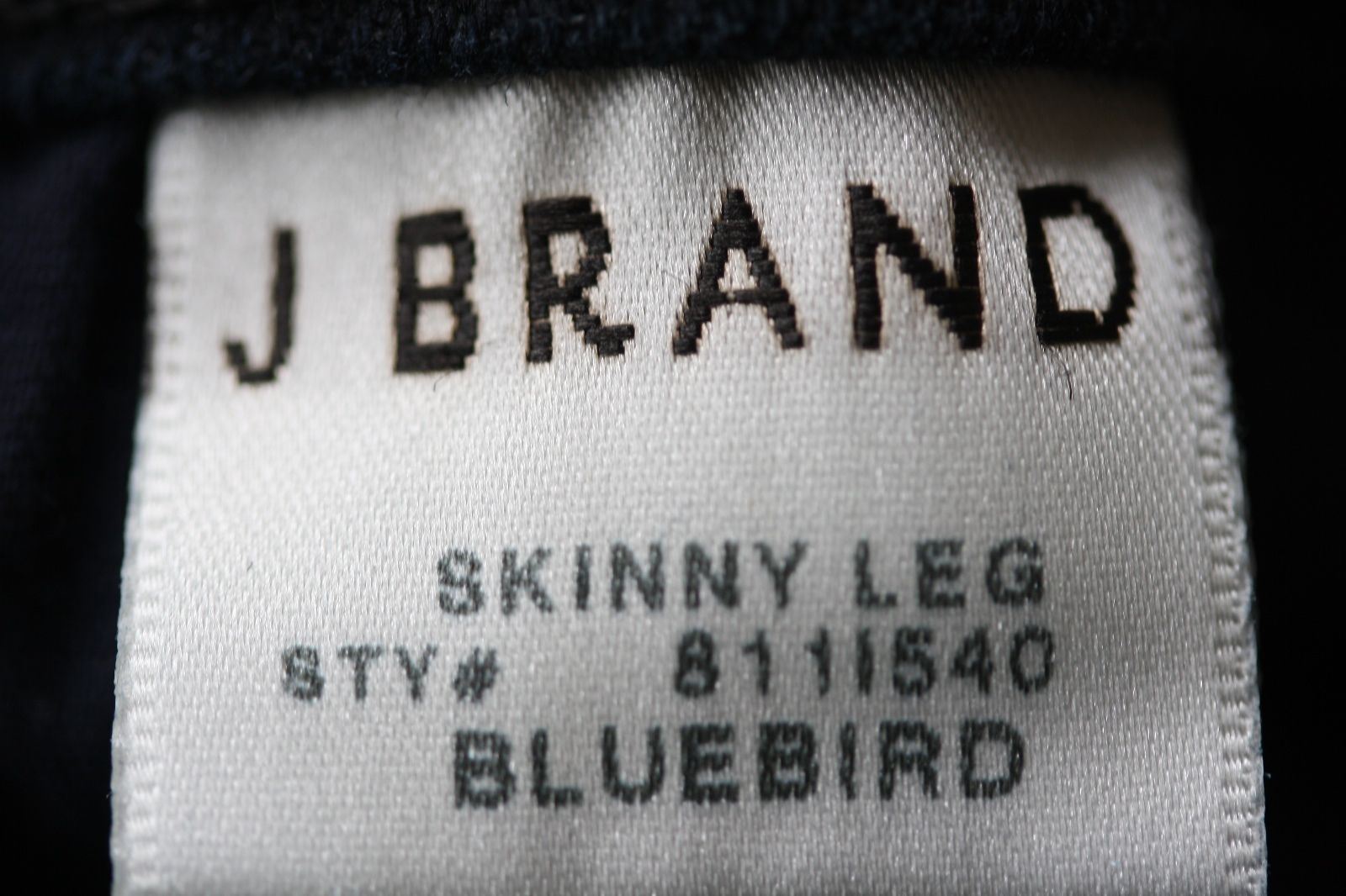 J BRAND SKINNY LEG STRETCH JEANS IN BLUEBIRD W25 UK 6/8
