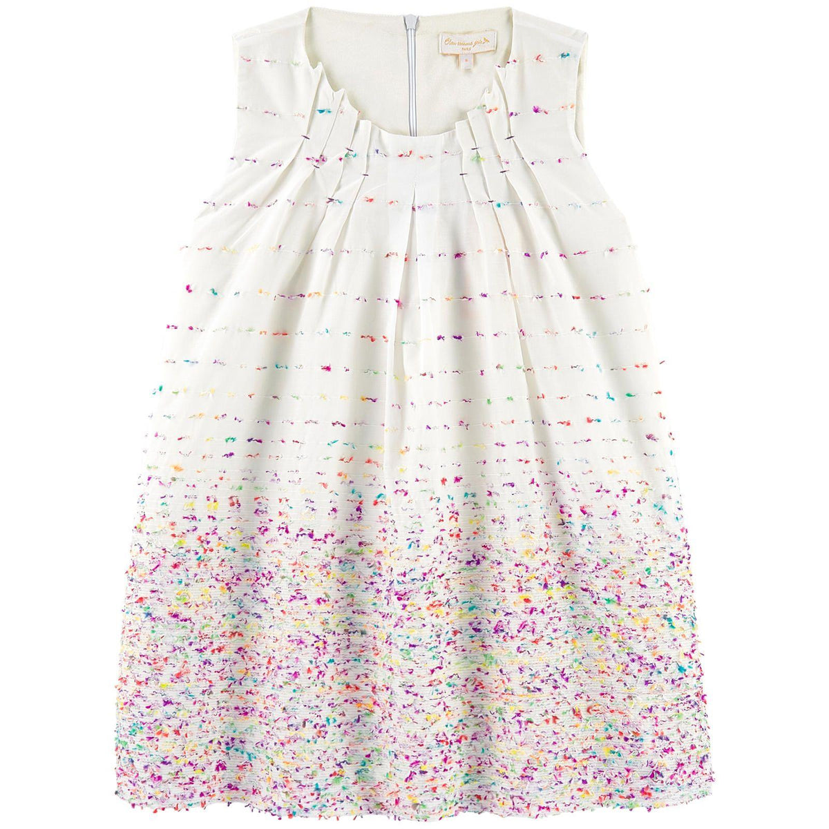 BLEU COMME GRIS KIDS GIRLS COTTON DRESS 6 YEARS