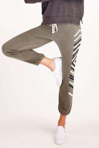 SUNDRY STRIPED GREY SWEATPANTS SIZE 2 UK 10