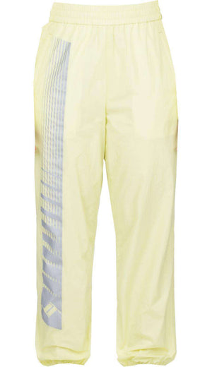 T BY ALEXANDER WANG STRIPED SHELL TRACK PANTS XSMALL