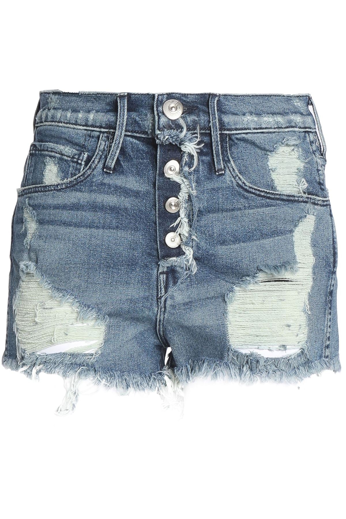3X1 TWO-TONE DENIM SHORTS IN LIBERTY W24 UK 6