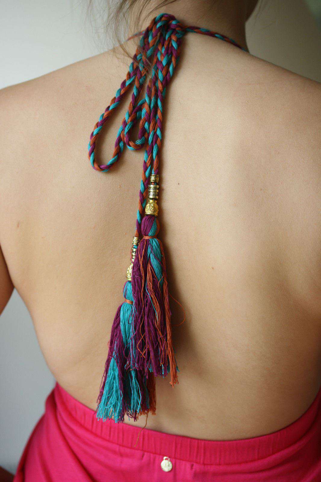 T BAGS FUSCHIA MAXI DRESS SMALL