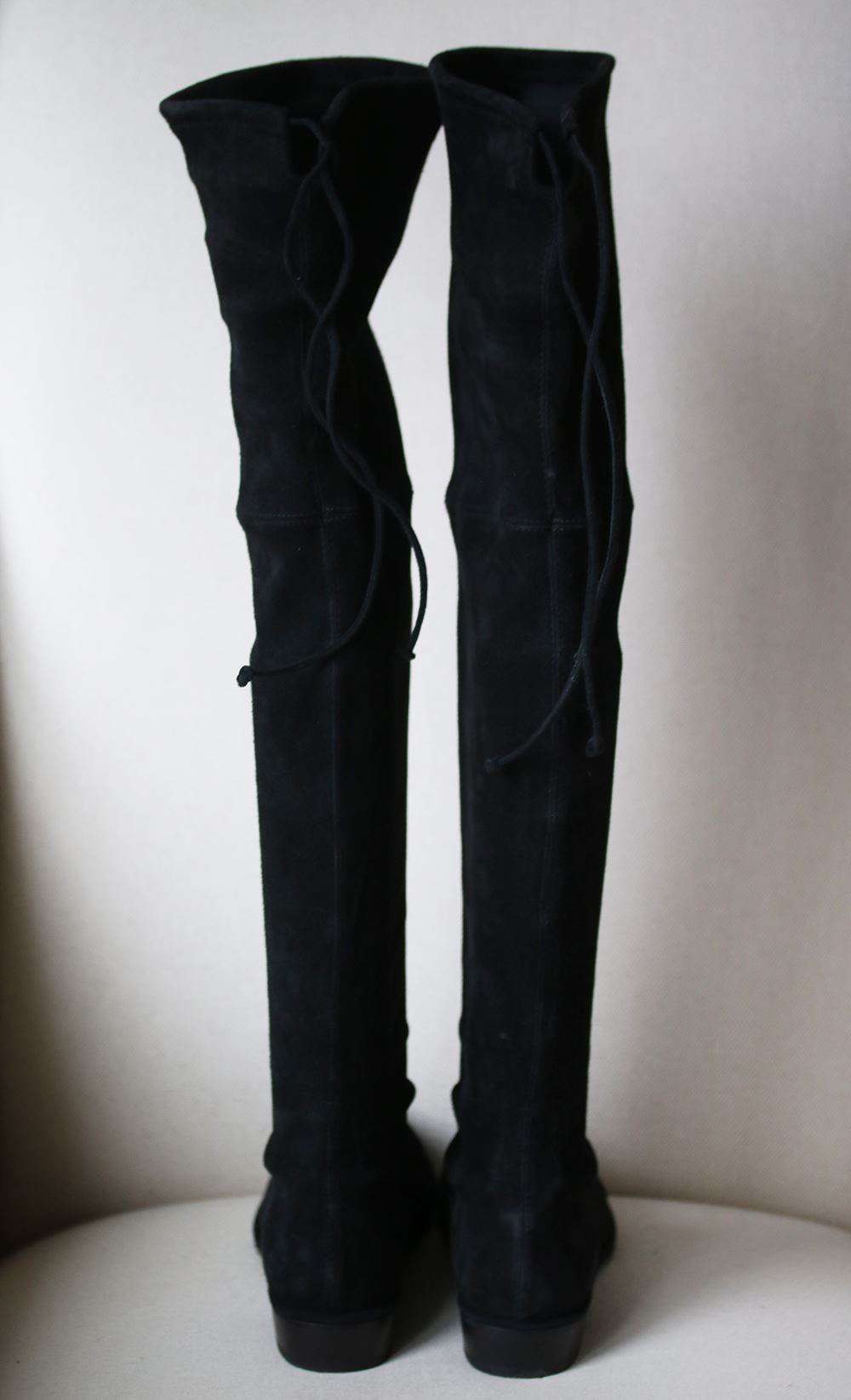 STUART WEITZMAN LOWLAND SUEDE OVER-THE-KNEE BOOTS EU 37.5 UK 4.5 US 7