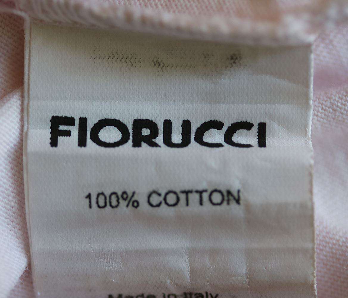 FIORUCCI VINTAGE CHERRIES JERSEY CROP T-SHIRT SMALL