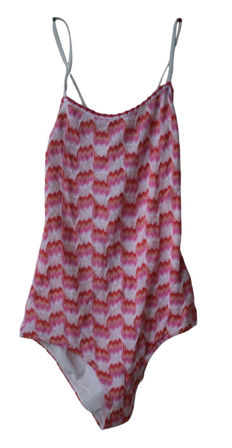 MISSONI GIRLS PINK CROCHET SWIMSUIT 4-5 YEARS