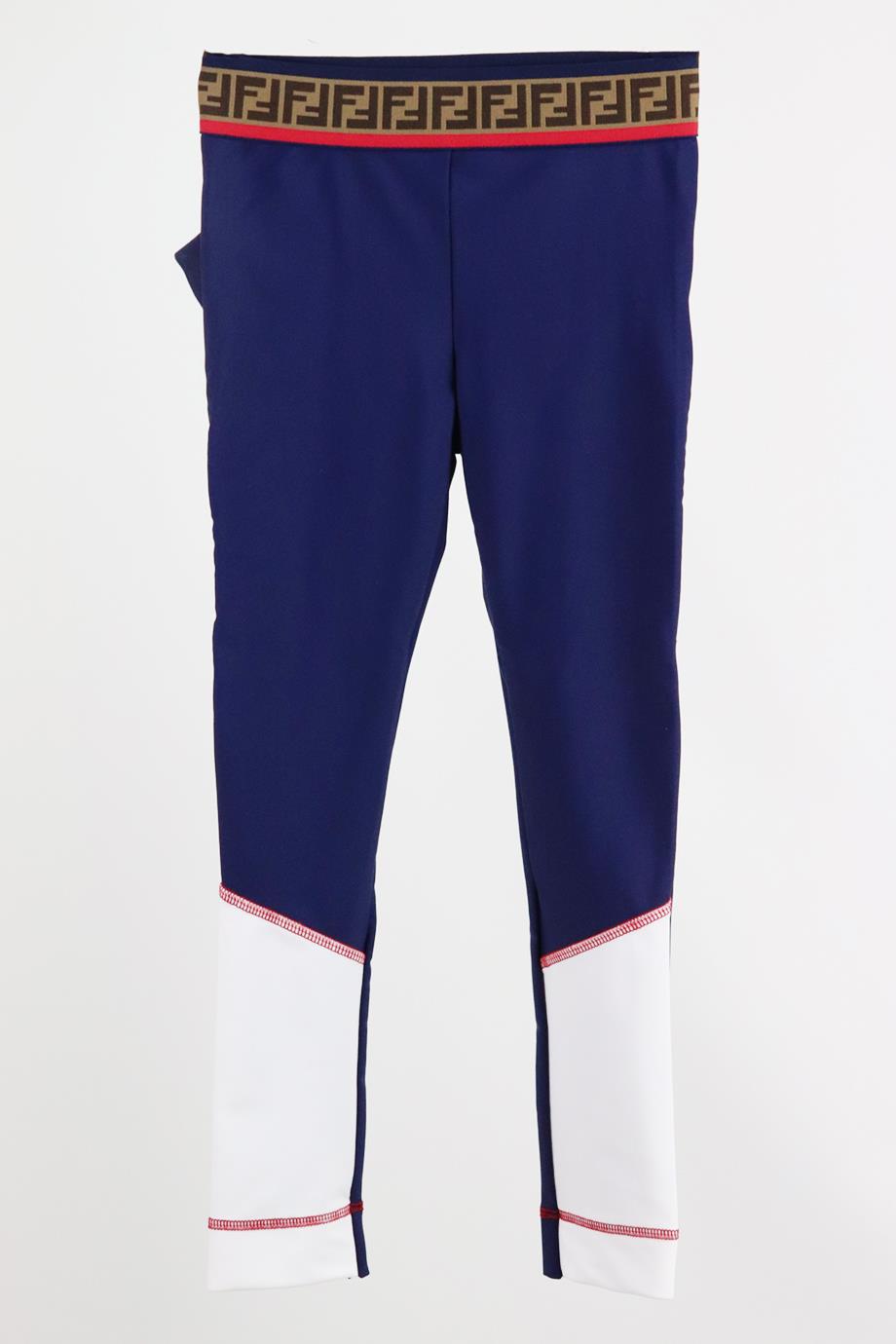 FENDI KIDS GIRLS FF STRETCH LEGGINGS 6 YEARS