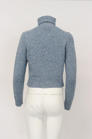 RE/DONE WOOL BLEND TURTLENECK SWEATER SMALL