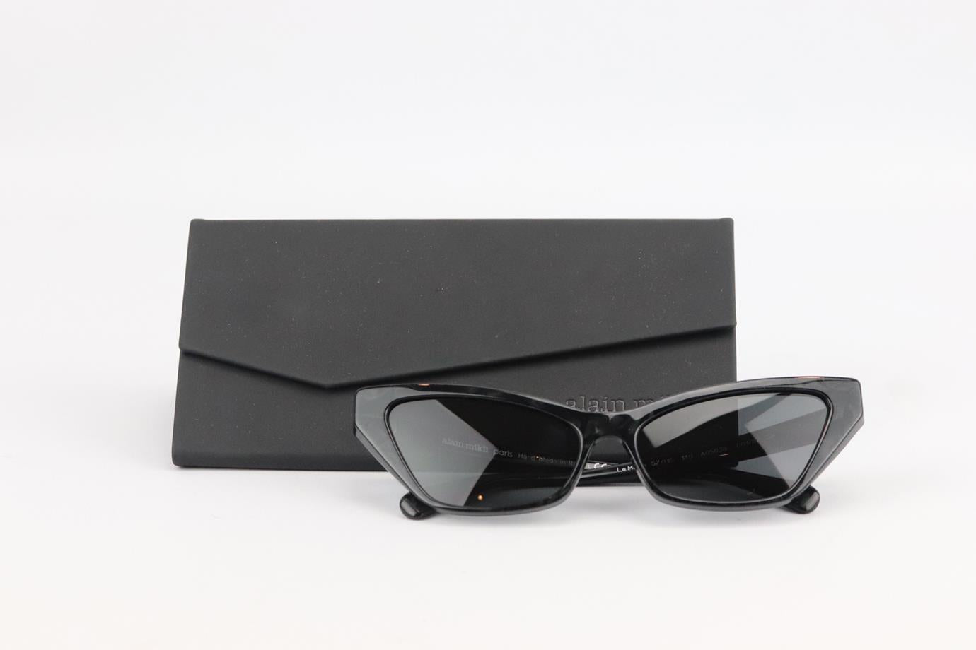 ALAIN MIKLI CAT EYE ACETATE SUNGLASSES