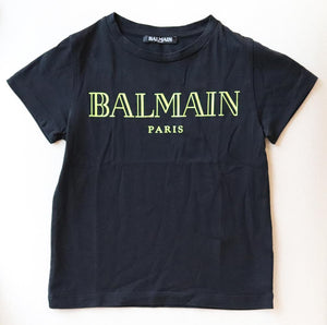 BALMAIN KIDS UNISEX COTTON T-SHIRT 4 YEARS