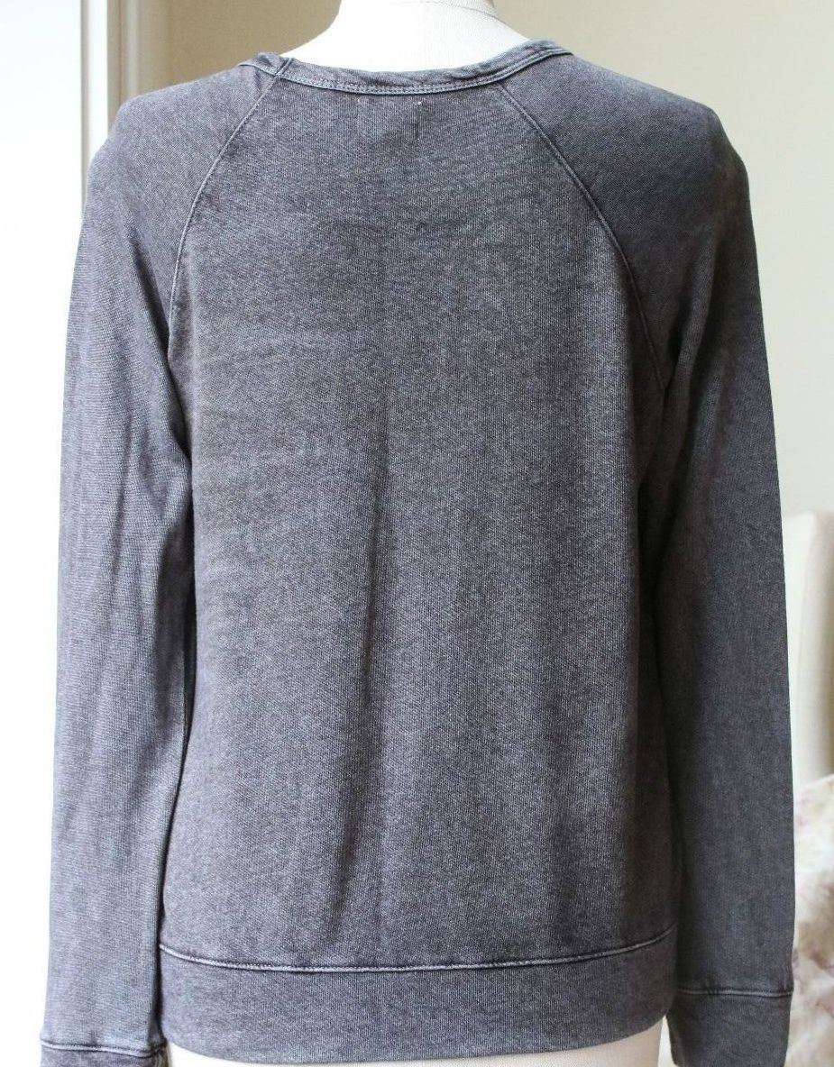 SUNDRY VINTAGE BLACK LONG-SLEEVE SWEATER UK 10