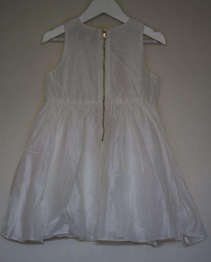 TARTINE ET CHOCOLAT GIRLS IVORY CEREMONY DRESS 4 YEARS
