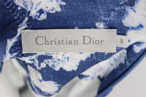 CHRISTIAN DIOR KIDS GIRLS PRINTED COTTON DRESS 8 YEARS