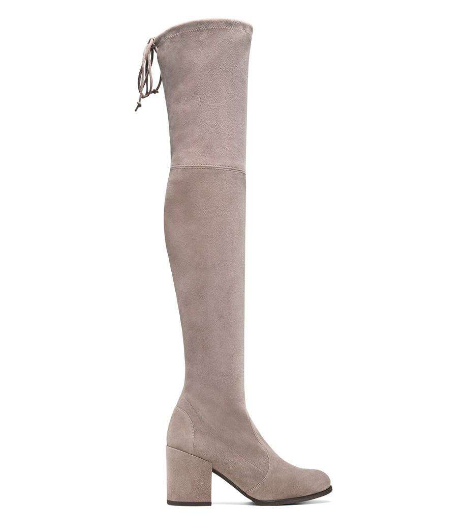STUART WEITZMAN TIELAND SUEDE OVER-THE-KNEE BOOTS EU 37.5 UK 4.5 US 7