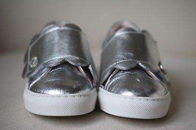 MINNA PARIKKA MINI GIRLS PUFF SILVER TRAINERS EU 24 UK 7