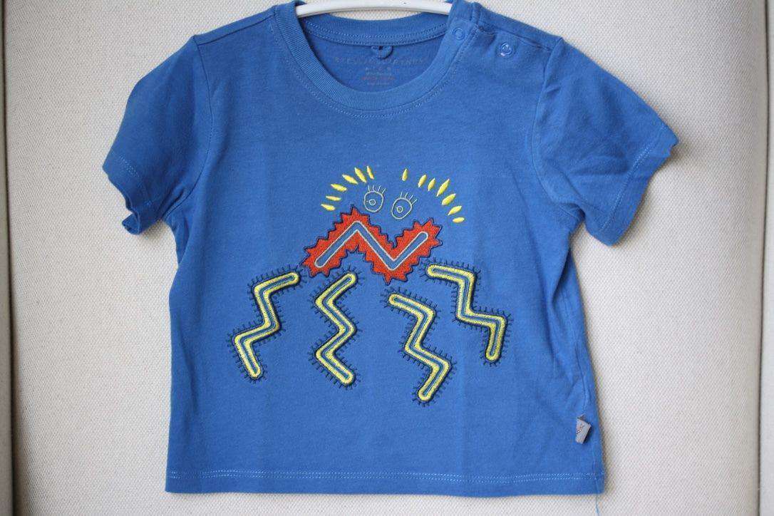 STELLA MCCARTNEY KIDS BABY CHUCKLE EMBROIDERED T-SHIRT 18 MONTHS
