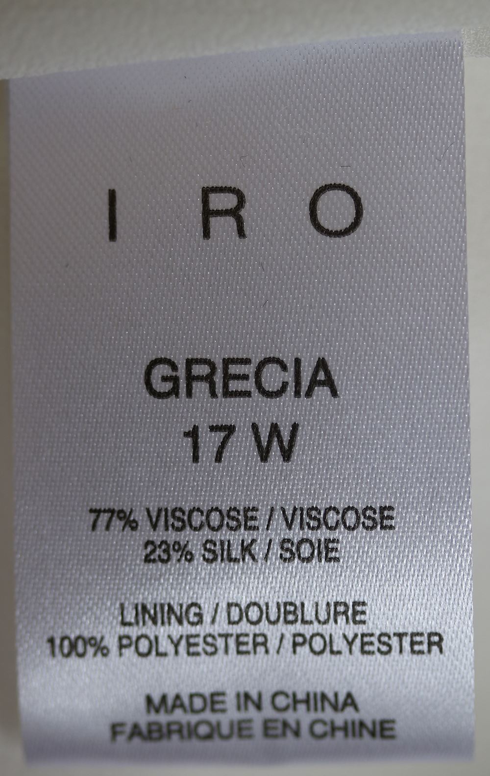 IRO GRECIA CREPE LACED TIERED DRESS FR 38 UK 10