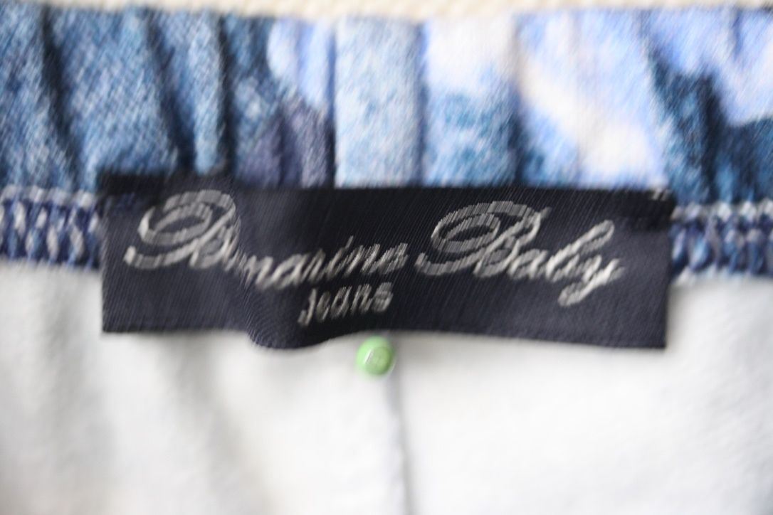 BLUMARINE BABY BLUE FLORAL PRINT LEGGINGS 18 MONTHS