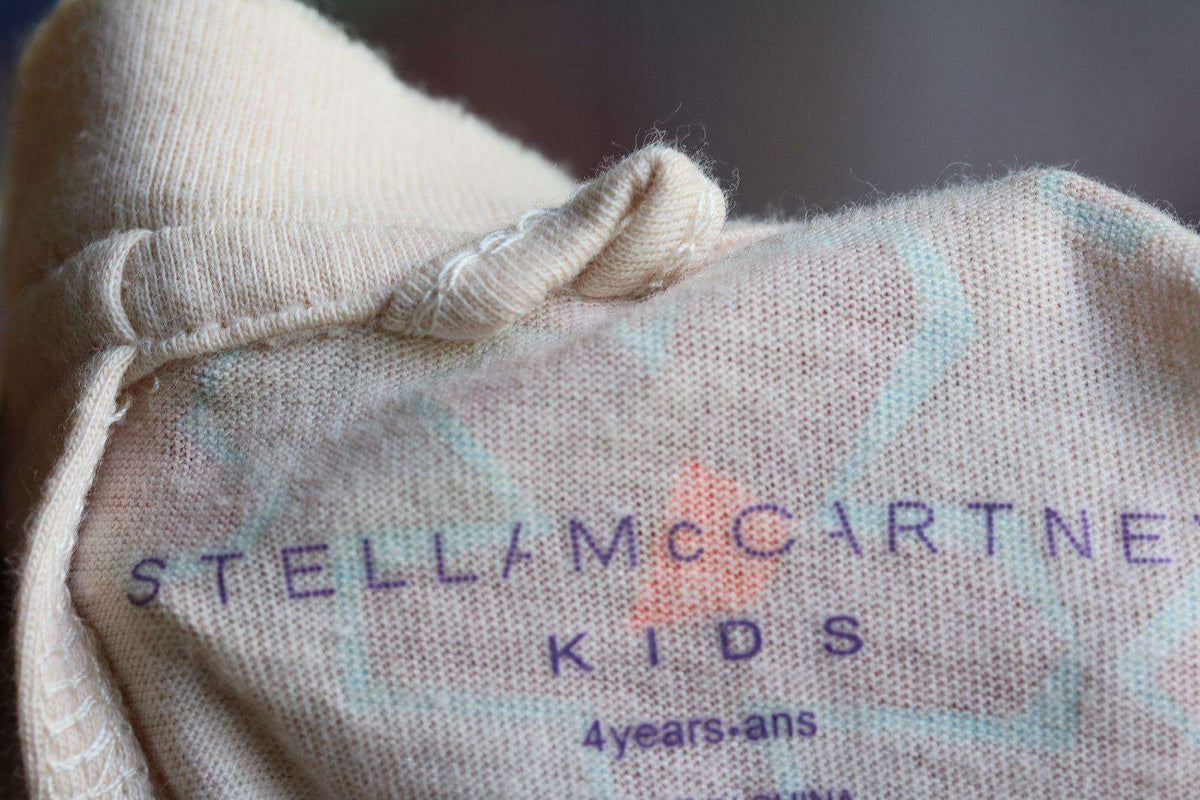 STELLA MCCARTNEY KIDS GIRLS FLORAL PINK TOP 4 YEARS