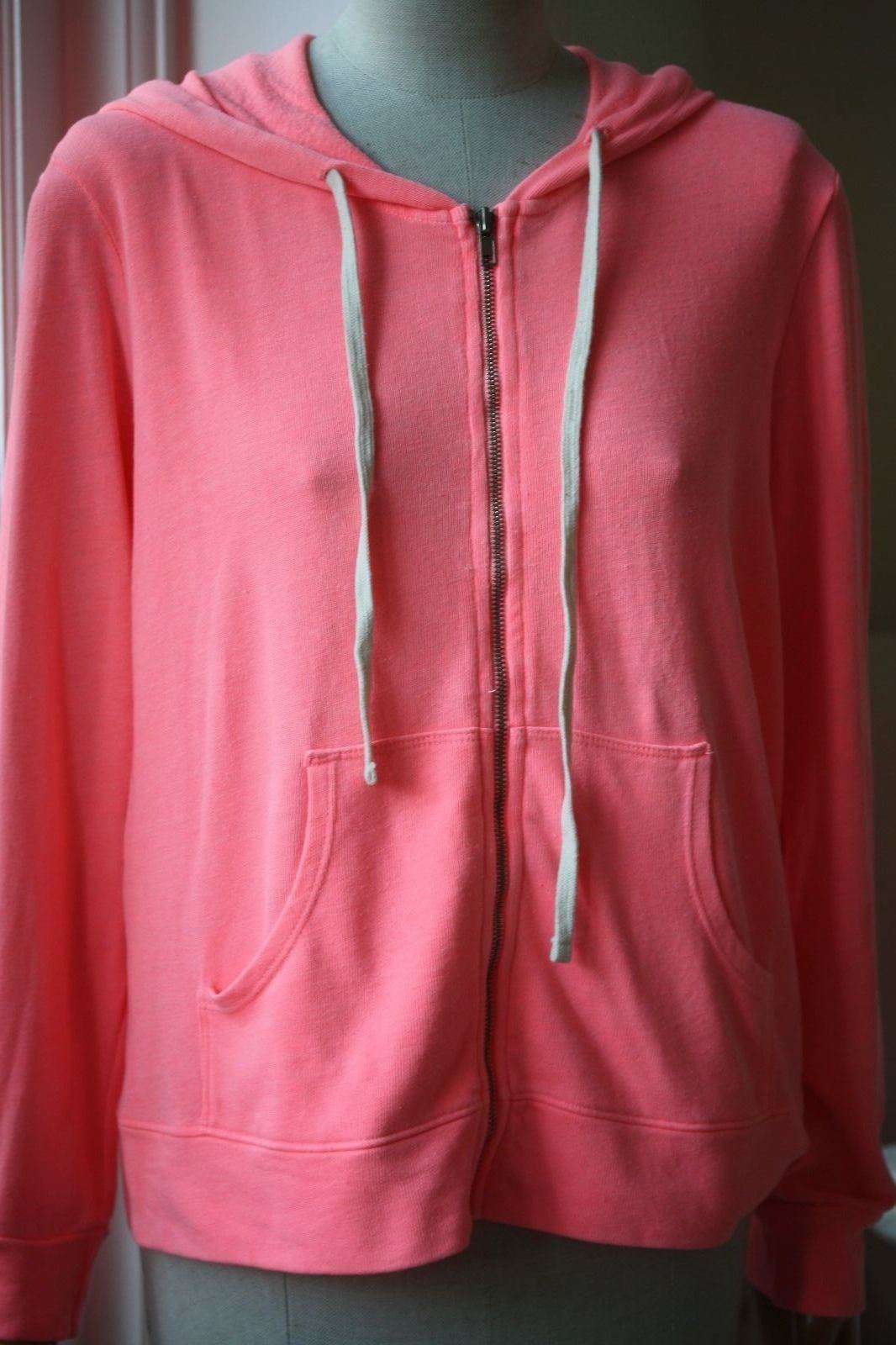 SUNDRY ZIP FRONT POCKET HOODIE US 2 UK 6