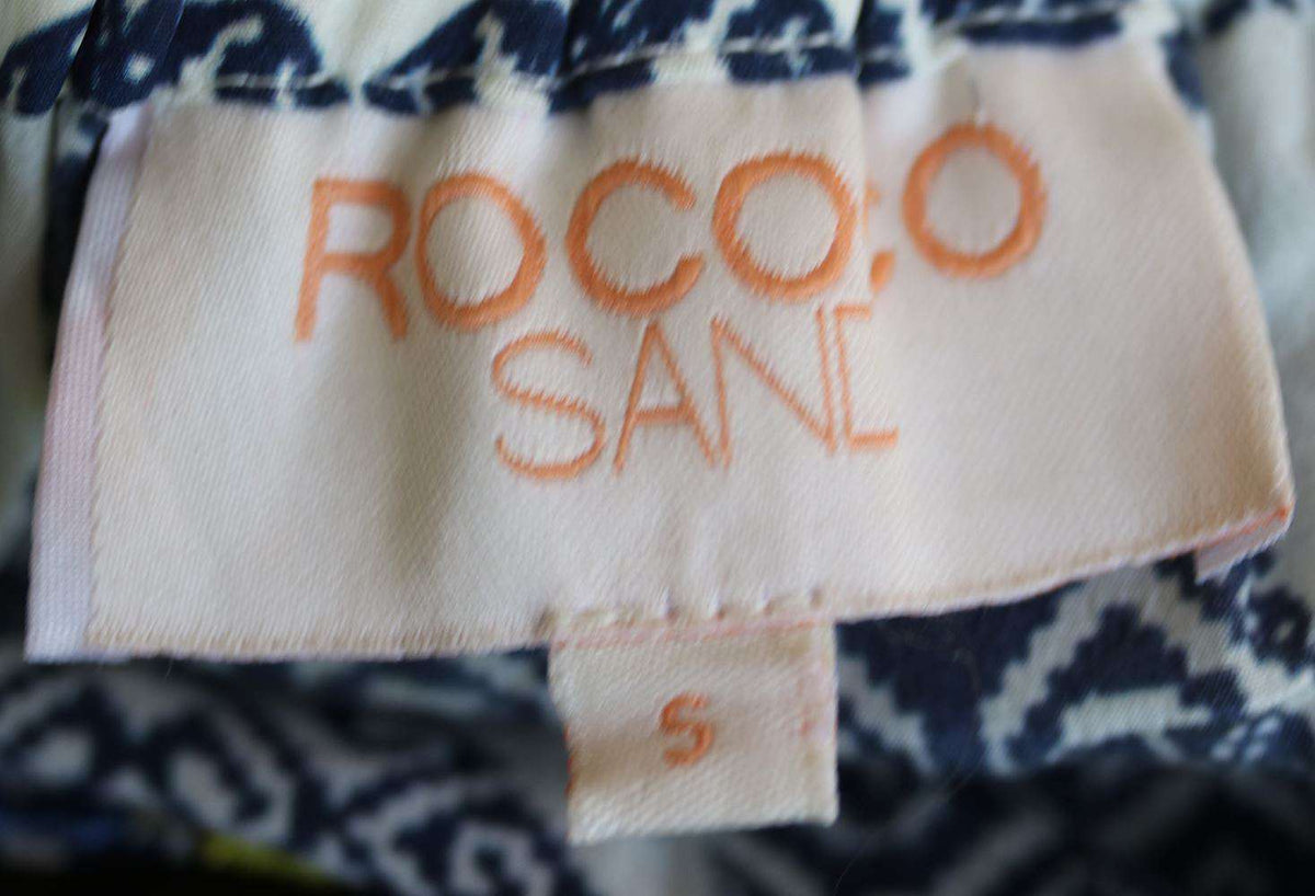 ROCOCO SAND EMBROIDERED SILK SHORTS SMALL