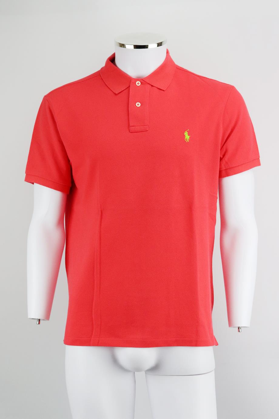 POLO RALPH LAUREN MEN'S SLIM FIT COTTON PIQUÉ POLO SHIRT LARGE