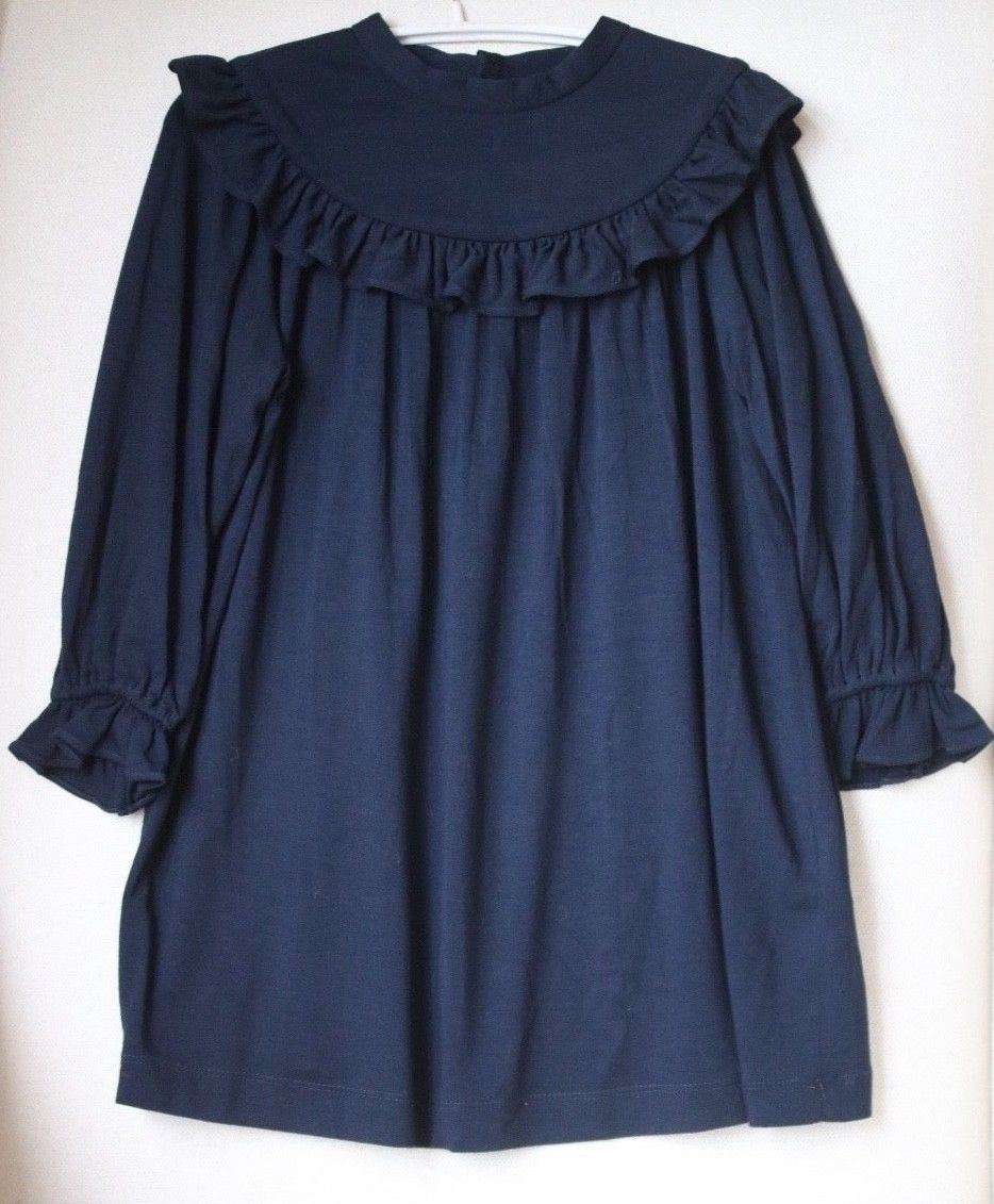 BONPOINT KIDS GIRLS BLACK DEVIKA DRESS 3 YEARS