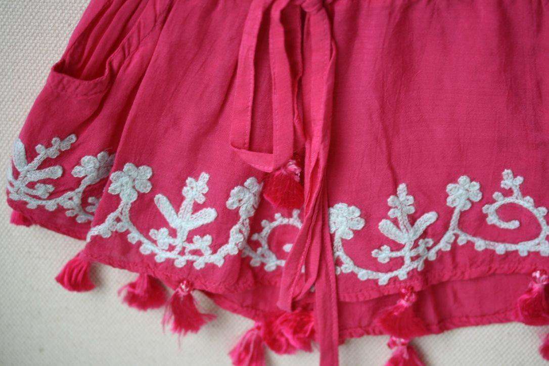 MELISSA ODABASH KIDS BABY EISHA FUCHSIA PLAYSUIT ROMPER 4 YEARS