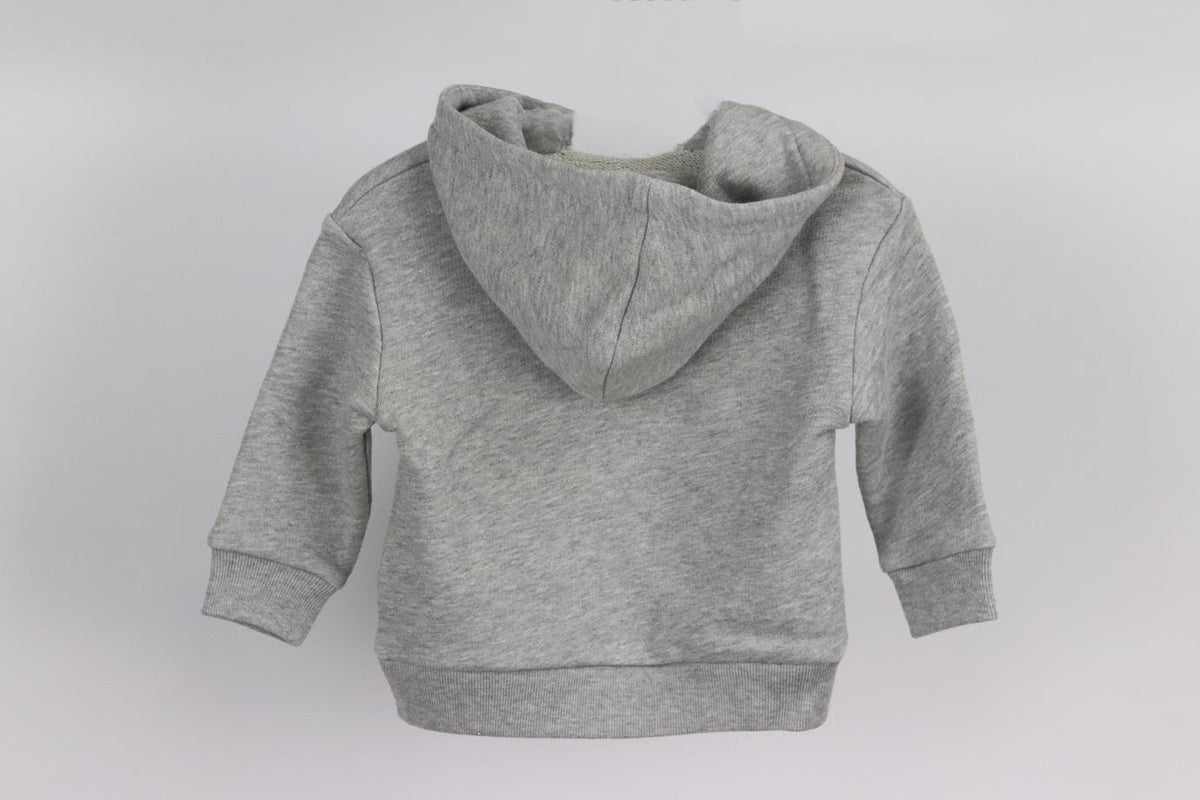 GUCCI BABY BOYS LOGO COTTON HOODIE 6-9 MONTHS