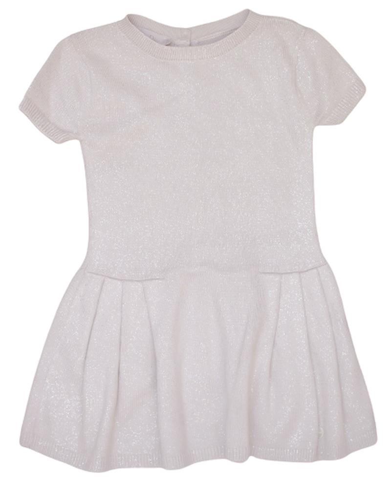CHRISTIAN DIOR GIRLS CHAMPAGNE KNIT DRESS 3 YEARS