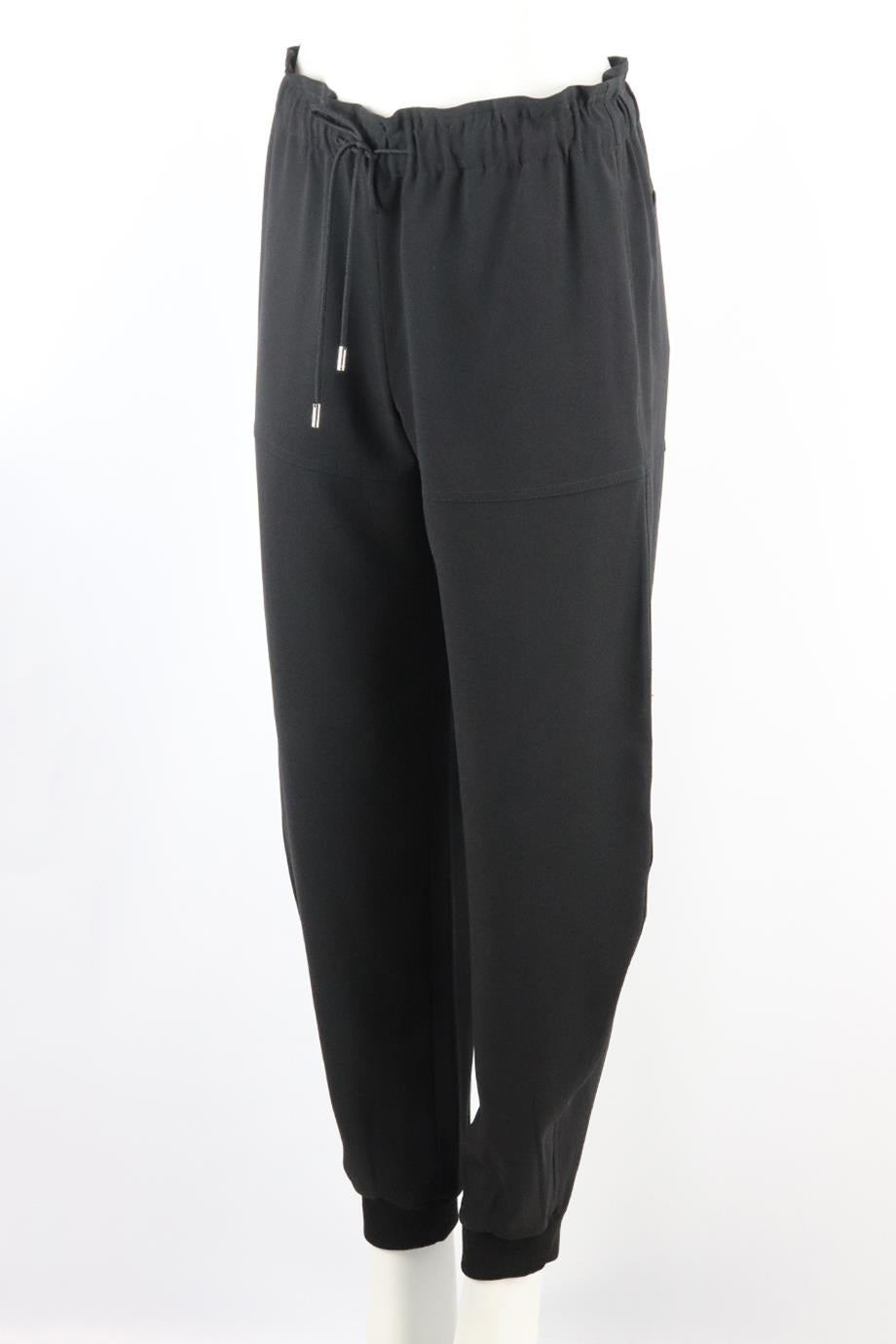 CHLOÉ WOVEN TAPERED PANTS FR 36 UK 8