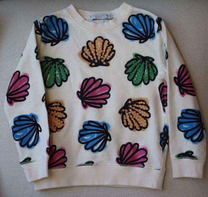 STELLA MCCARTNEY KIDS IVORY BETTY SWEATER 5 YEARS