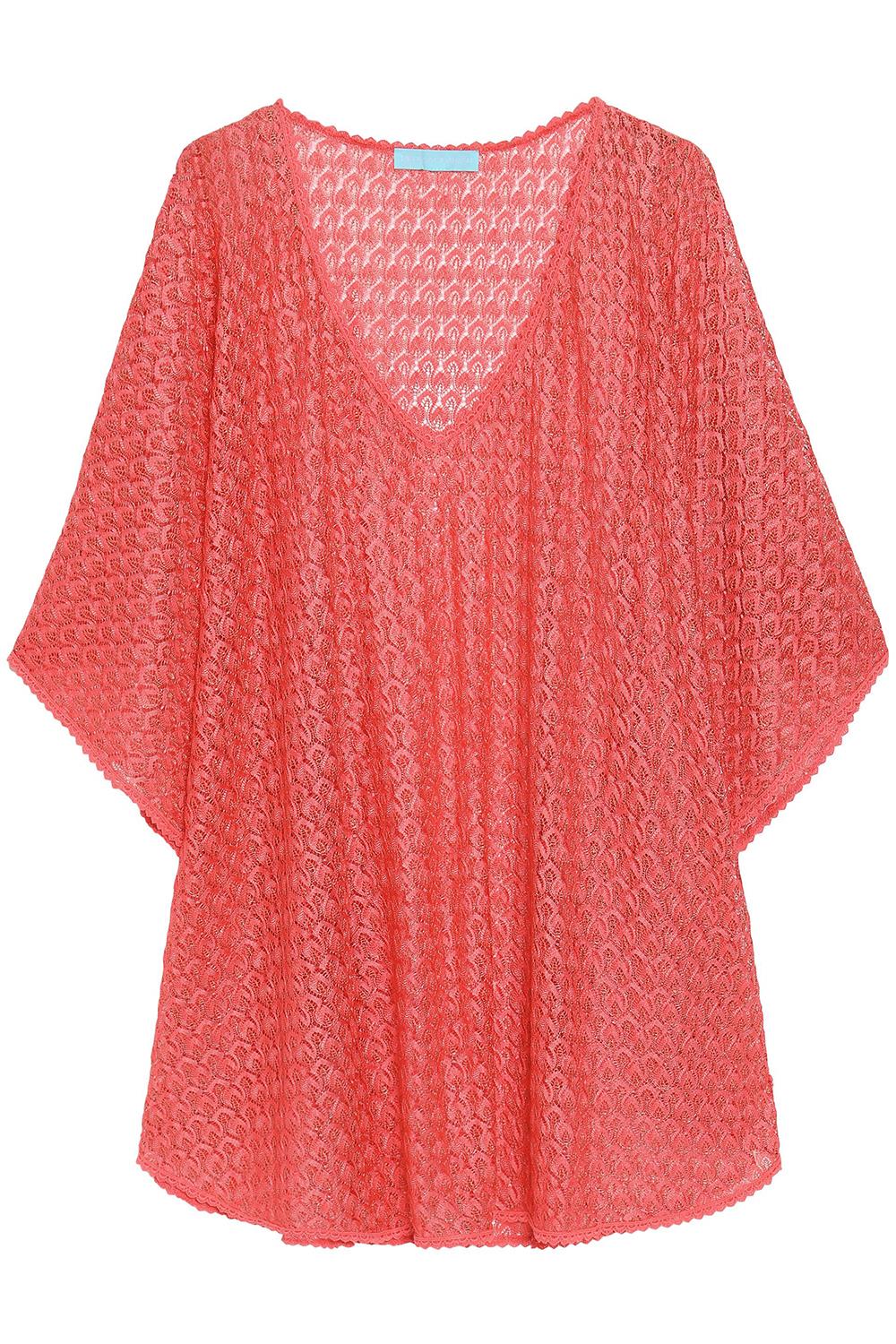 MELISSA ODABASH MADISON CROCHET KNIT COVERUP ONE SIZE