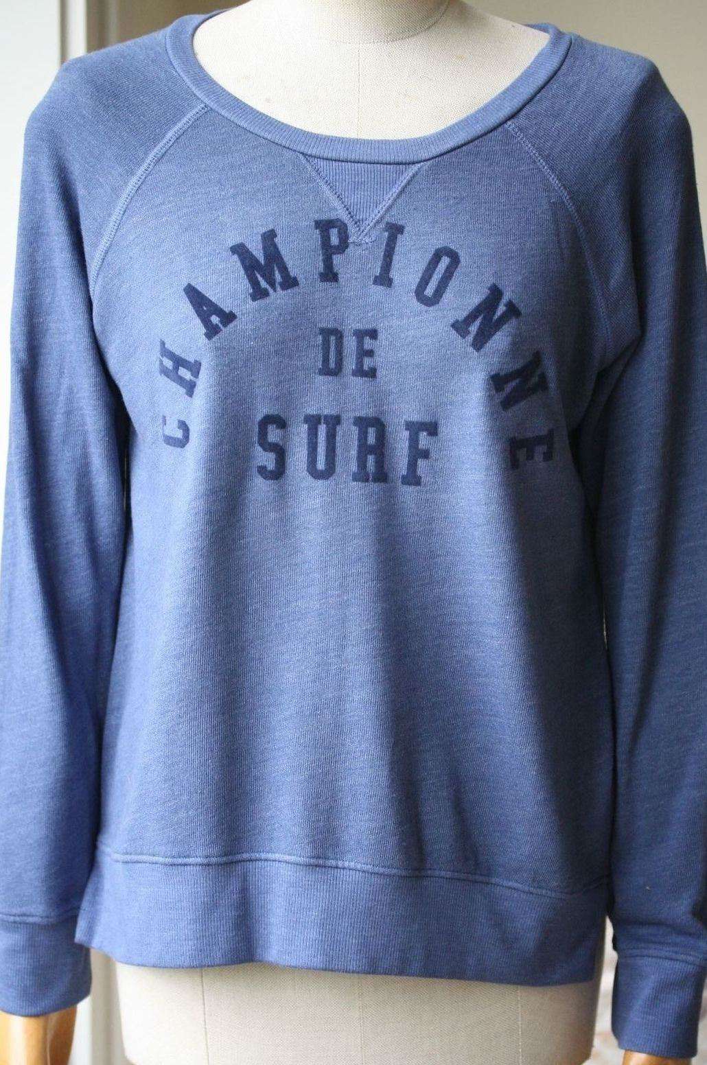 SUNDRY CHAMPIONNE DE SURF PULLOVER SWEATER 2 UK 8/10