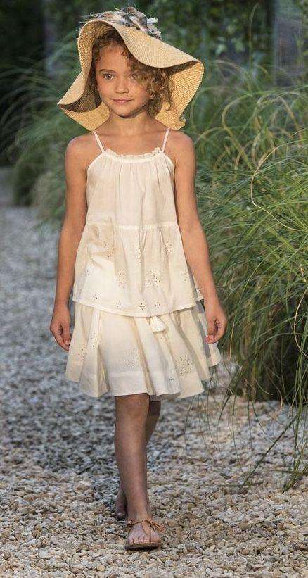 BONPOINT BABY GIRLS LILO IVORY SKIRT 3 YEARS