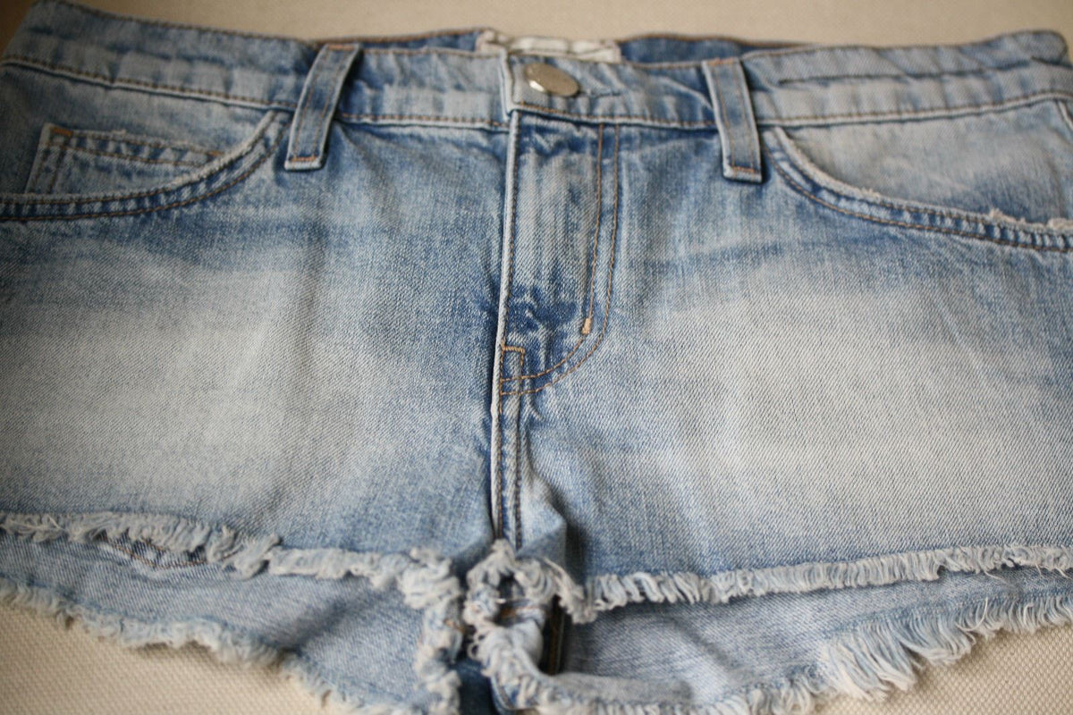 CURRENT ELLIOTT CONCERT DENIM SHORTS W27 UK 8/10