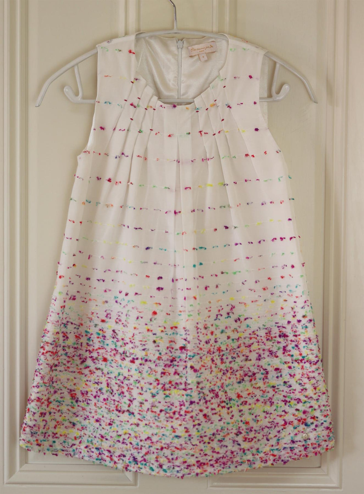 BLEU COMME GRIS KIDS GIRLS COTTON DRESS 6 YEARS