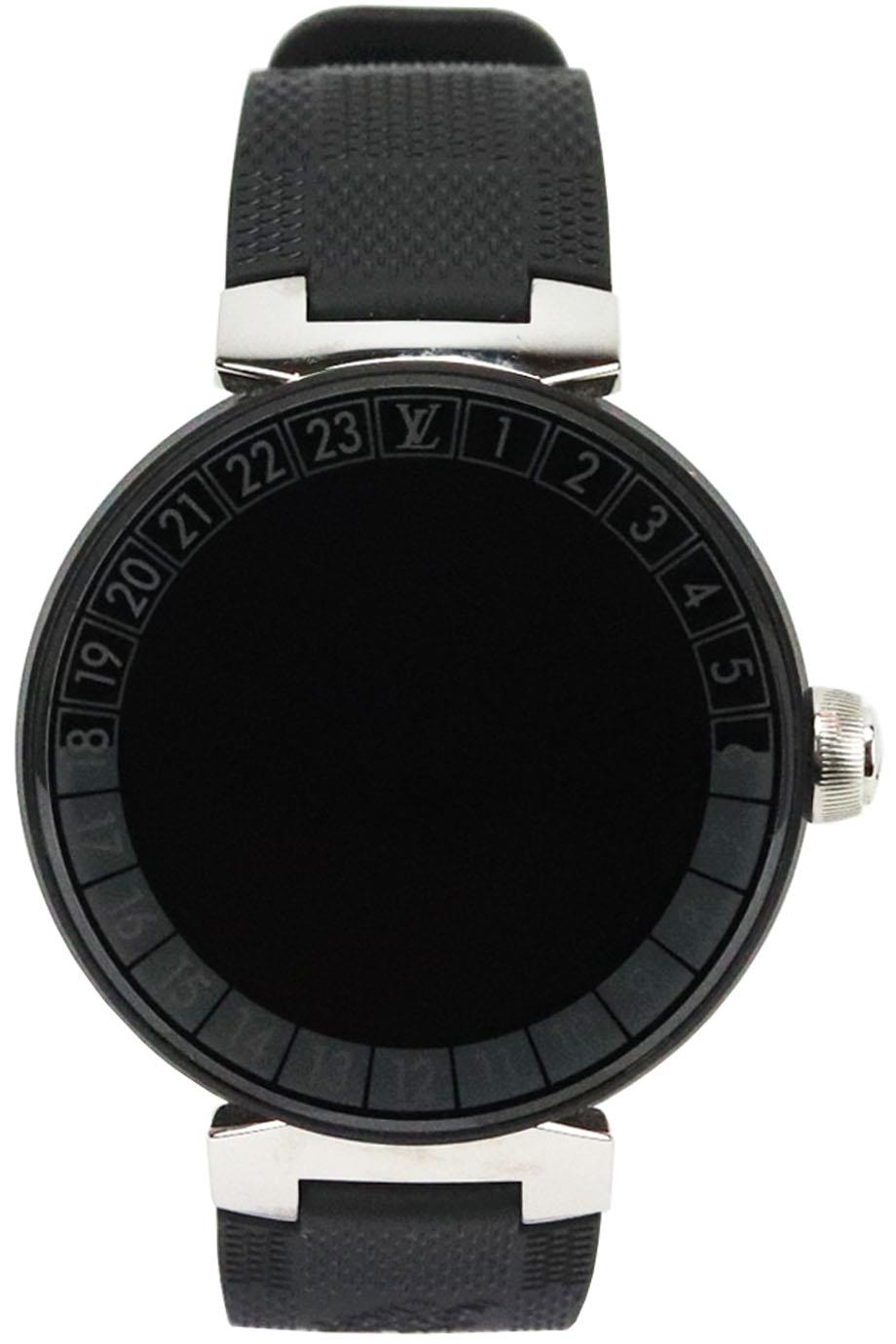 LOUIS VUITTON TAMBOUR HORIZON 42MM STAINLESS STEEL SMART WATCH