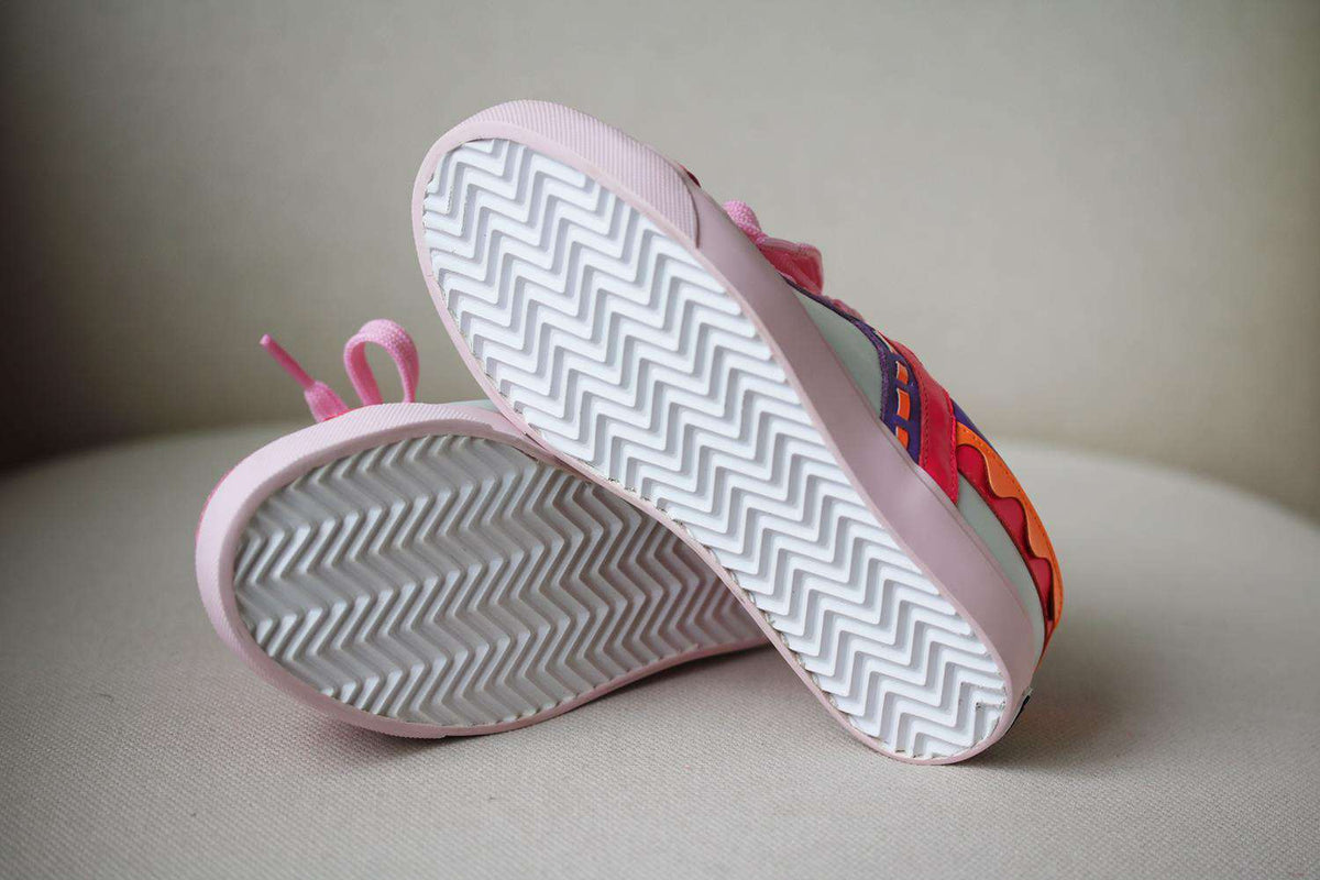 SOPHIA WEBSTER KIDS GIRLS RIKO LEATHER SNEAKERS EU 30 UK 11.5/12