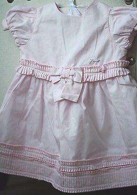 FENDI BABY PINK COTTON DRESS 3 MONTHS
