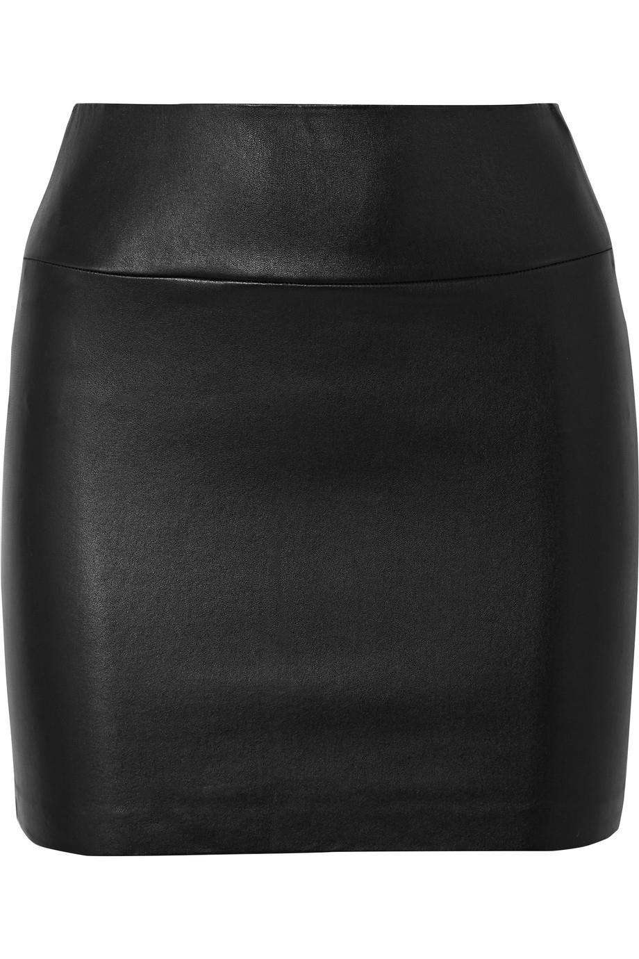 SPRWMN LEATHER MINI SKIRT SMALL