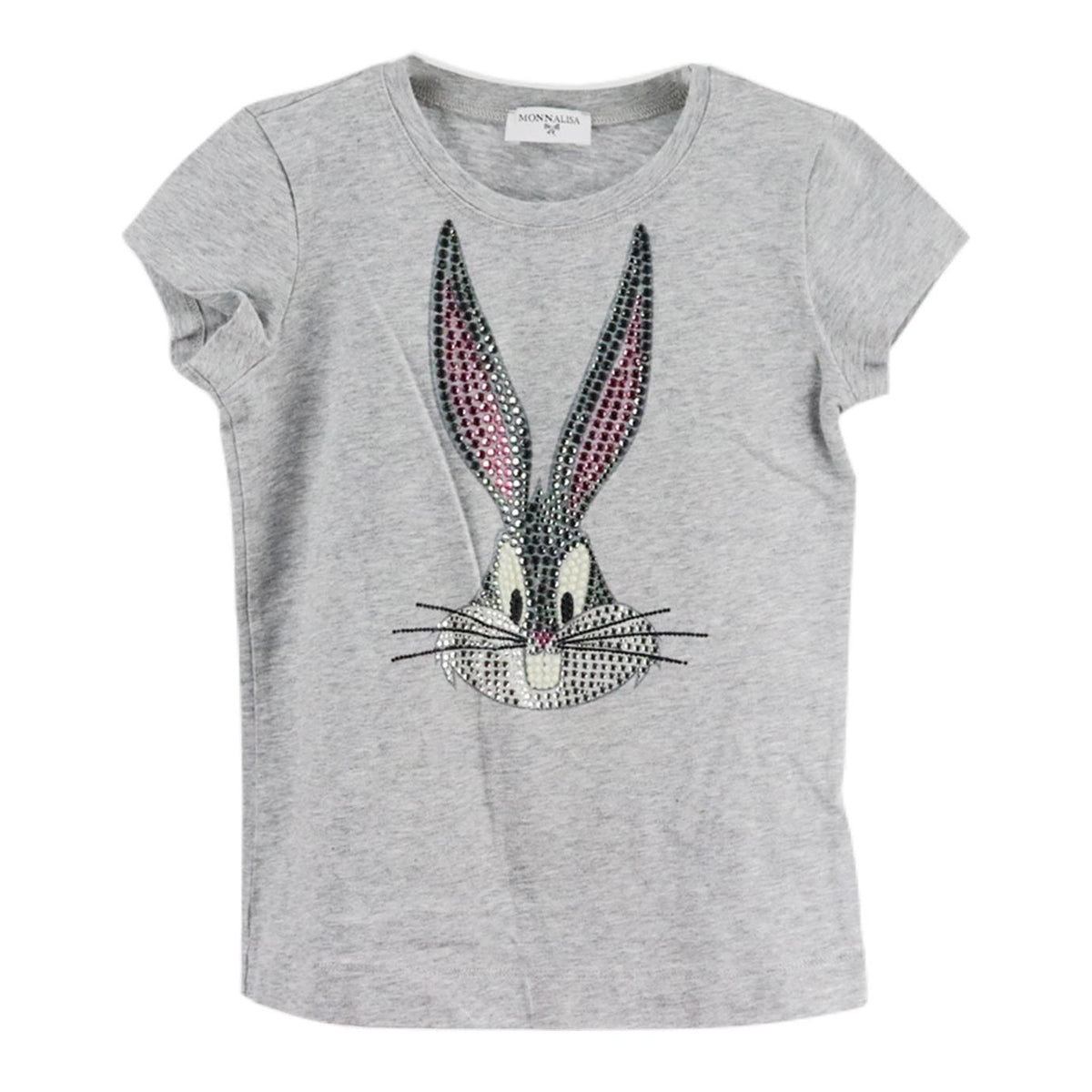 MONNALISA KIDS GIRLS COTTON T-SHIRT 7 YEARS