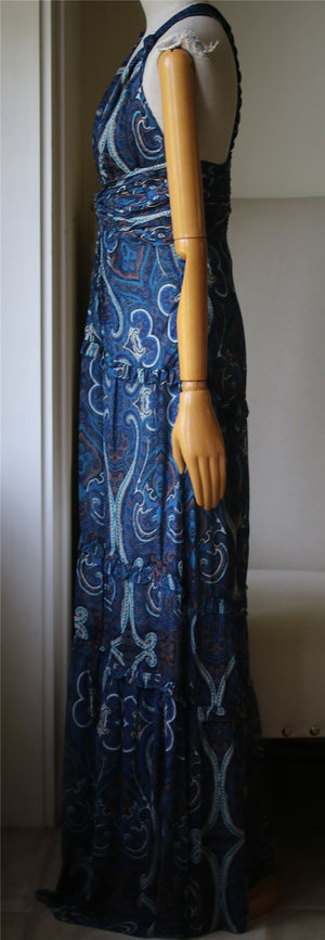 INTERMIX MURY PRINTED CHIFFON GOWN MEDIUM