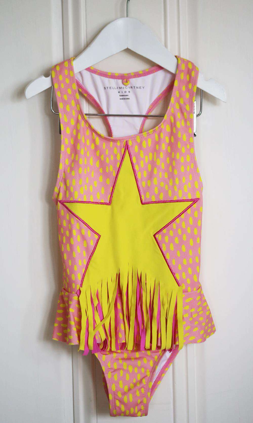 STELLA MCCARTNEY KIDS GIRLS STAR SWIMSUIT 6 YEARS